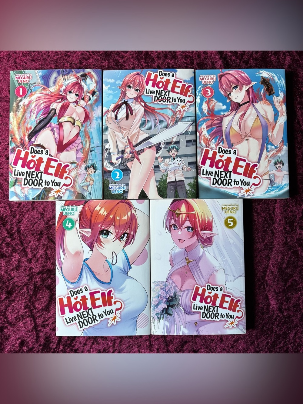 Does a Hot Elf Live Next Door to You? Volumes 1-5 Complete Manga